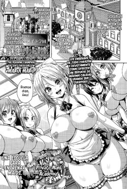 [Marui Maru] Shiritsu Maid Gakuen! | Academia Privada de Maids! (COMIC Anthurium 031 2015-11) [Spanish] [XHentai95]