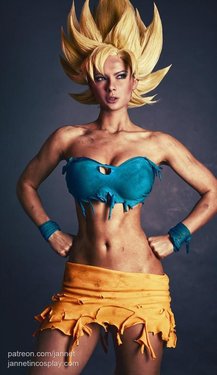 Female Saiyan by Jannet Incosplay (Dragon Ball Super)