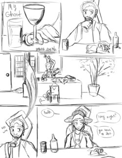 [CrystalCorvuwulf (BlueMoonHound)] My Ghost (comic)