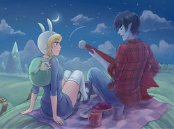 (CWT40) [Artistic Time (FangCat)] Spend the Night with Me (Adventure Time) [Chinese] [Sample]