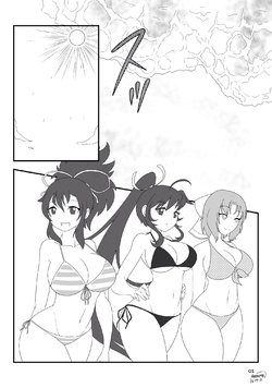 Senren Kagura Preggo Beach Splash