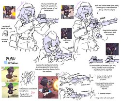 [FURU (Flukhan)] Firearm Analysis Doodles (Blue Archive) [English] [RagingAsn]