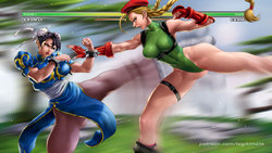 [legitimate] Chun-Li x Cammy (Street Fighter)