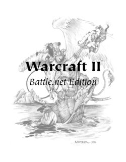 Warcraft II: Tides of darkness - game manual