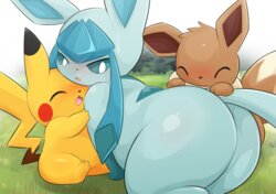 [Type] Glaceon X Pikachu & Eevee (Pokemon)