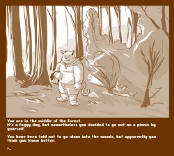 Caesarcub - Interactive Fiction - The Forest