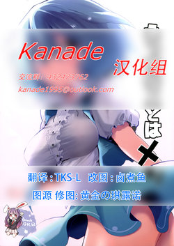 (Reitaisai 14) [Arutana (Chipa)] Ecchi na Koto wa Me (Touhou Project) [Chinese] [Kanade汉化组]