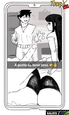 [BurntArt] Najimi's Late Night Texts (Komi-san wa Komyushou Desu) (Spanish) [kalock & ToonX]