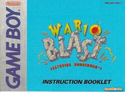 Wario Blast Featuring Bomberman + Wario's Woods Manuals