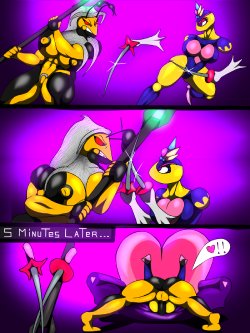 [saesar] Wasp Queen vs Queen Sectonia (Kirby)