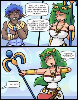 [Daisy-Pink71] Palutena's punishment (Kid Icarus)