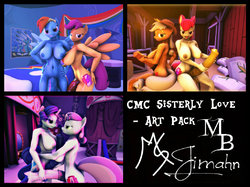 CMC - Sisterly Love Art Pack (My Little Pony: Friendship is Magic)
