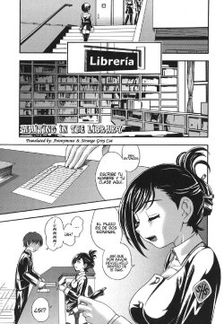 [Fukudahda] Toshoshitsu de Matteru | Waiting in the Library (Koi ni Ochiyou) [Spanish] [Javiert239]