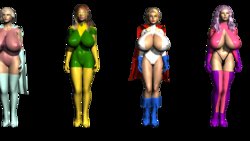 Legion of SuperHeroines (xXx)