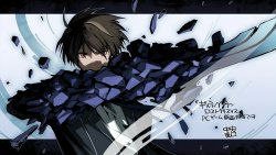 GUILTY CROWN END CARD ILLUSTRATION