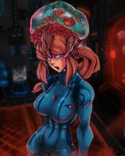 [Reliusmax] Samus Aran and a Metroid (Metroid)