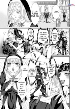 [Hyoui Lover (Natsuishi)] Succubus ni Nottorareru Sister | Nun Taken Over By Succubus [English]