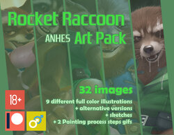 [Anhes]Rocket-Raccoon - ArtPack