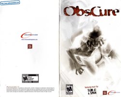 Obscure (PlayStation 2) Game Manual