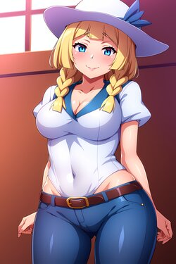 [AI Generated] Seraphim - Lillie Jeans (Pixiv)