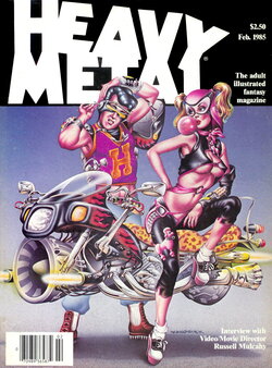 Heavy Metal February 1985