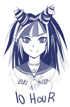 [Polyle] Commission - Ibuki 10 Hour (Danganronpa)