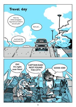 [Saran Kit] Wolves At Sea (mini-comic)