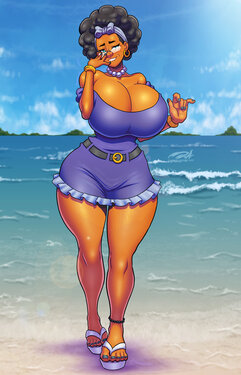 [DarkerEve/Anderson07] Rita Candela on the Beach (Lito Suguru's OC)