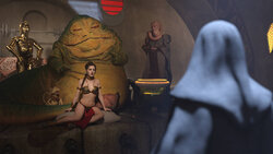 Artist: Albrid- Star Wars: Princess Enslaved (Deviantart)