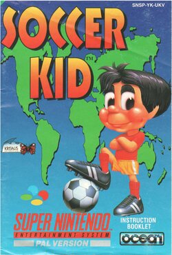 Soccer Kid (1994) - SNES Manual