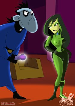 [XL-Toons] Shego Helps Drakken Get Rid Of A Bad Case Of Blue Balls (Kim Possible)