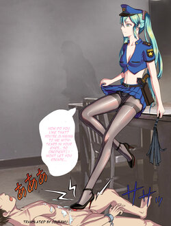 Multi-clothes status difference MIKU policewoman foot massage and high heels stepping on urethra torture (VOCALOID)