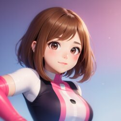 AI Generated Ochaco Uraraka