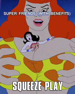 Super Friends with Benefits: Squeeze Play (short commission -- complete)