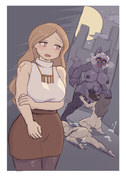 ［Mokushi］OL Futanari Werewolf Transfur(5p)