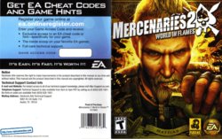 Mercenaries 2 (PlayStation 3) Game Manual