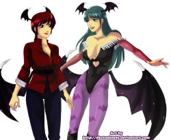 [DKSTUDIOS05] Ranma and Morrigan (Darkstalkers, Ranma 1/2)