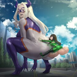 [Sinensian] Mount Lady X Futa Tsuyu Cumflation (My Hero Academia)