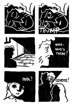 [Anonymous] Valjean and Cosette comic (Les Misérables)