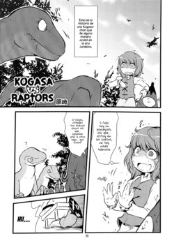 (C89) [Konnyaku nabe (Harasaki)] Kogasa VS Raptors (R-18G Koga Ryona Goudoushi 3 Koga Ryonabe Shime) (Touhou Project) [Spanish] {Paty Scans}