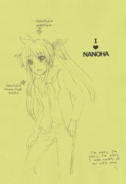 (Lyrical Magical 7) [Hachikai (Hachi)] I♥NANOHA (Mahou Shoujo Lyrical Nanoha) [English] [NanoFate]