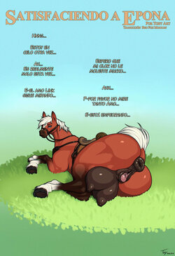 [TobyArt] Satisfying Epona / Satisfaciendo a Epona (The Legend of Zelda) [Spanish] [Red Fox Makkan]