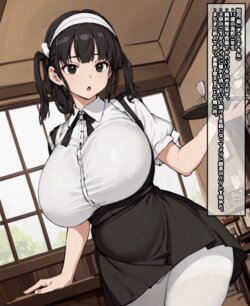 [Shomako] Maid cafe worker Time Stop [AI Generated]