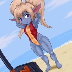 [PowerOfSin] Poppy on the Beach (League of Legends)