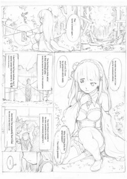 [Fujiwara Shunichi] Emilia Kumo Ito Kousoku Manga (Re: Zero kara Hajimeru Isekai Seikatsu) google translate