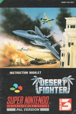 Desert Fighter (1994) - SNES Manual