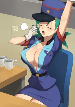 [Barleyshake] Night duty with Officer Jenny (Pokemon)