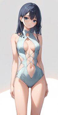 [bolero537] 水着(センターオープン)⧸center opening swimsuit - v1.0 pony Showcase [civitai posts 3803066] [AI Generated]