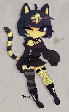 (Animal Crossing) Gothic Ankha fanarts