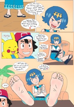 Suiren/Lana pokegirl tickle comic (Narutobyrufy) (Eng)